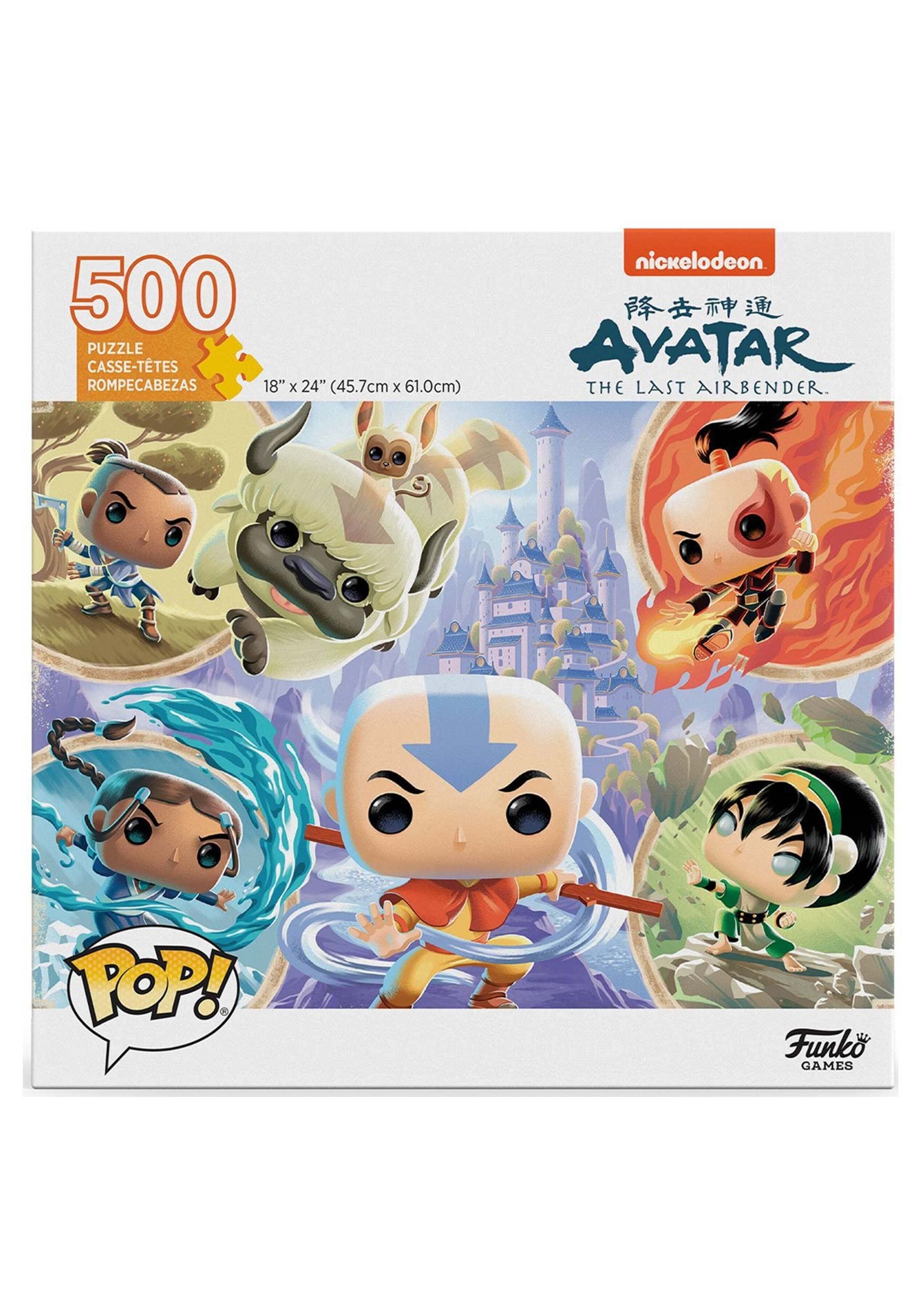Funko Avatar Puzzle interlocking pieces ensure a precise fit