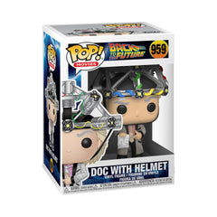 Funko Back to the Future Doc Helmet Pop ready for display and collection