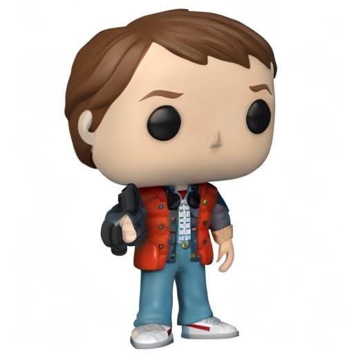 Stylized silhouette captures Marty’s iconic Puffy Vest look.