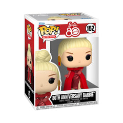 Funko Barbie 80th Anniversary front view vinyl figure for display and collection.