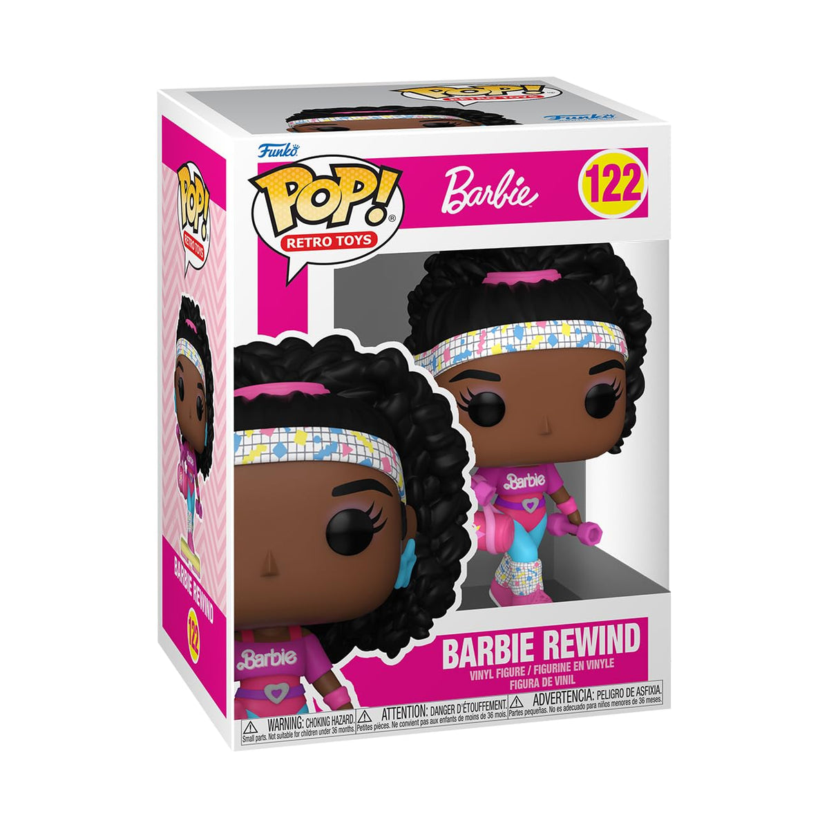 Funko Barbie Rewind front view—perfect for shelf display.