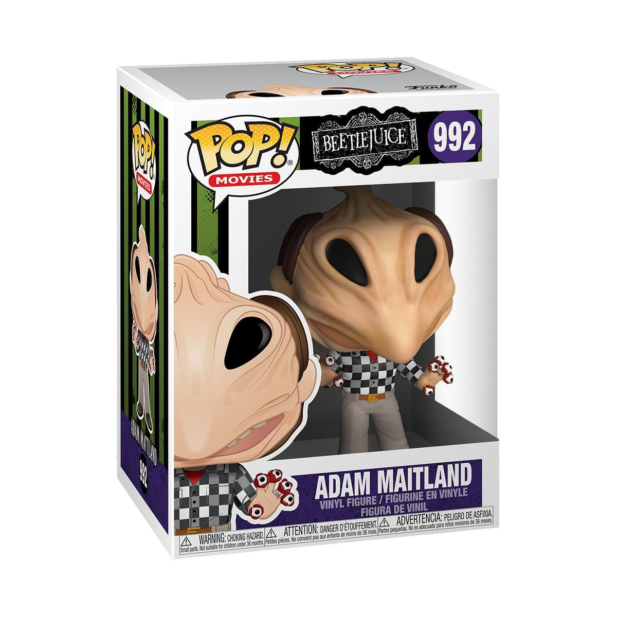 Funko Beetlejuice Adam Transformed figure front view for collectors display