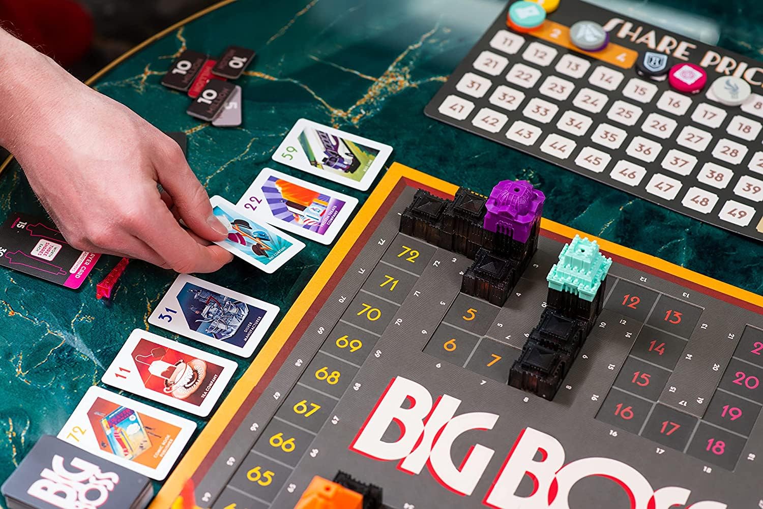 Funko Big Boss player mats guide actions for up to six players