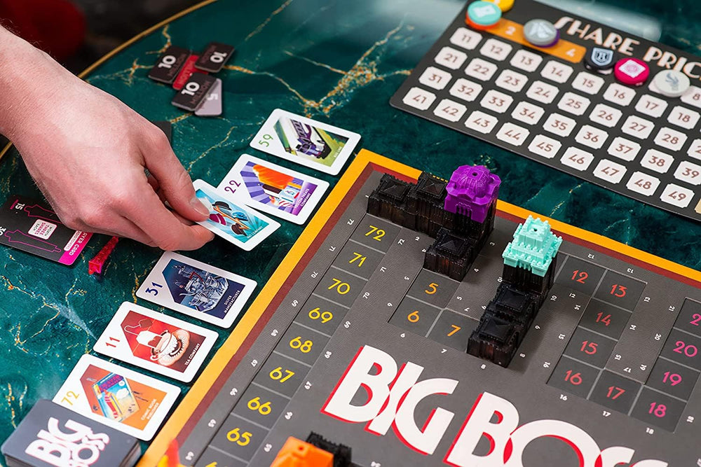 Funko Big Boss player mats guide actions for up to six players