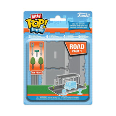 Funko Bitty City Road Pack 1 2x1 road tile for modular street layouts.