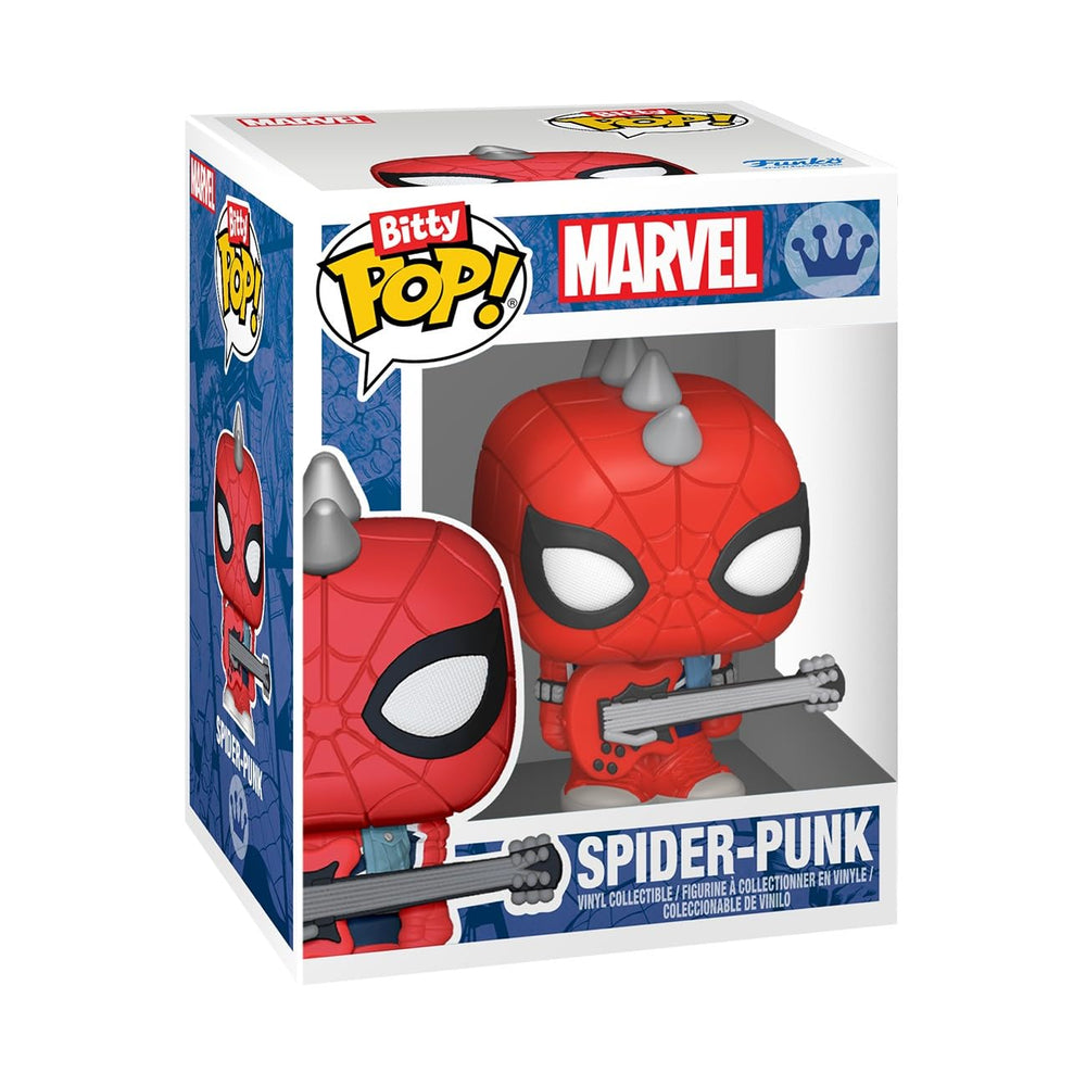 Funko Bitty Spider-Punk adds edgy flair to any display