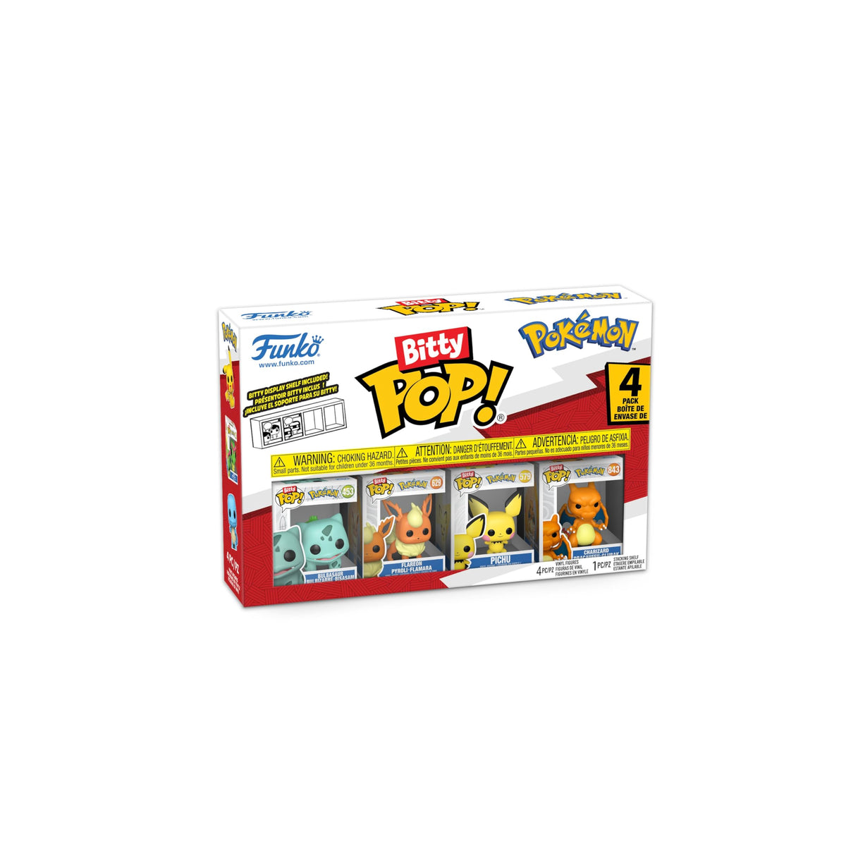 Funko Bitty Pokemon Bulbasaur figure for compact tabletop display.