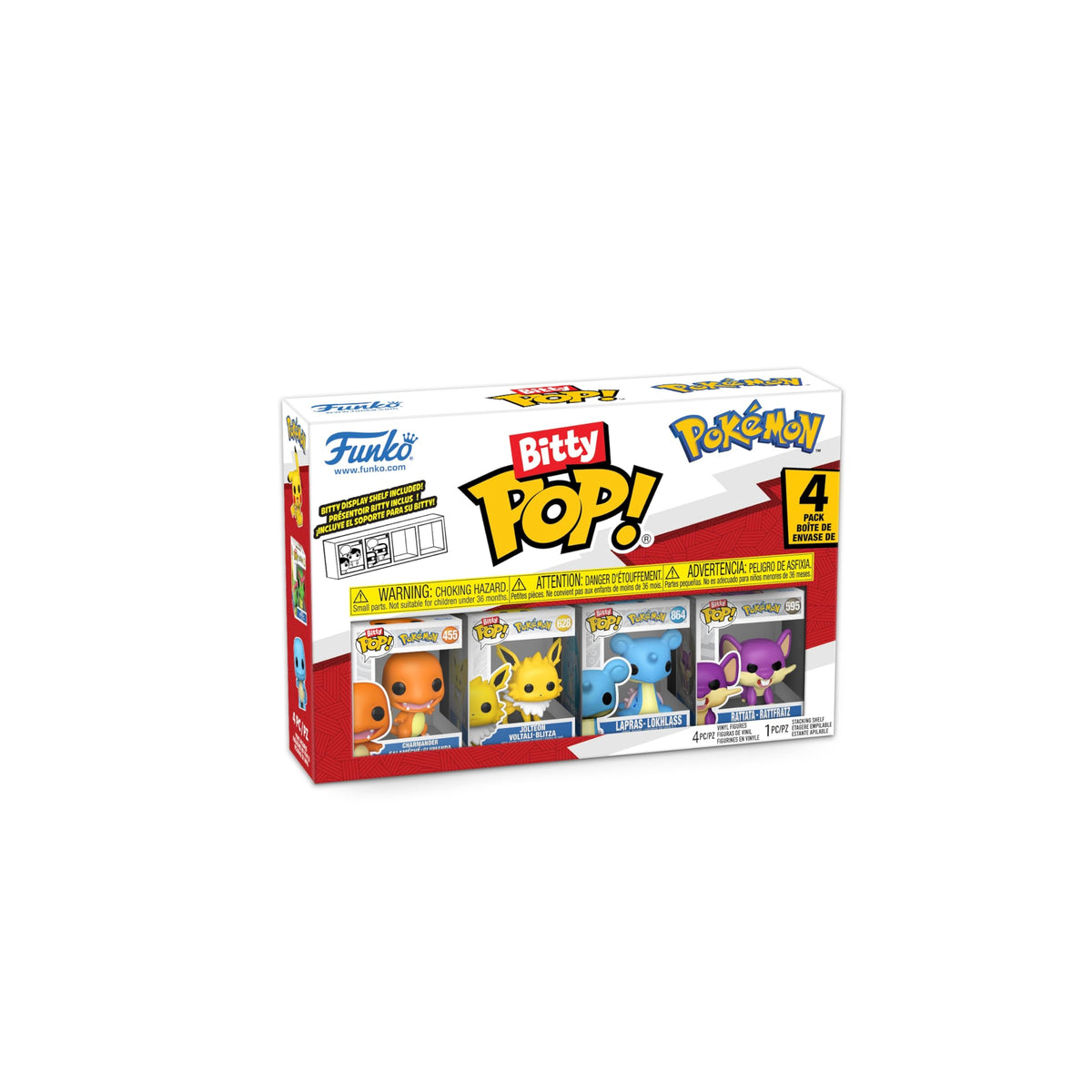 Funko Bitty Pokemon Charmander 0.9-inch figure in compact display for easy, stylish collection.