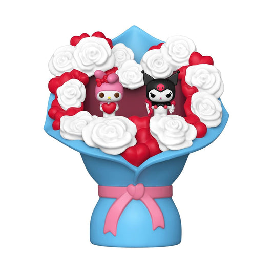 Funko Bitty POP Bouquet My Melody figure close-up for cute Valentine vibe.