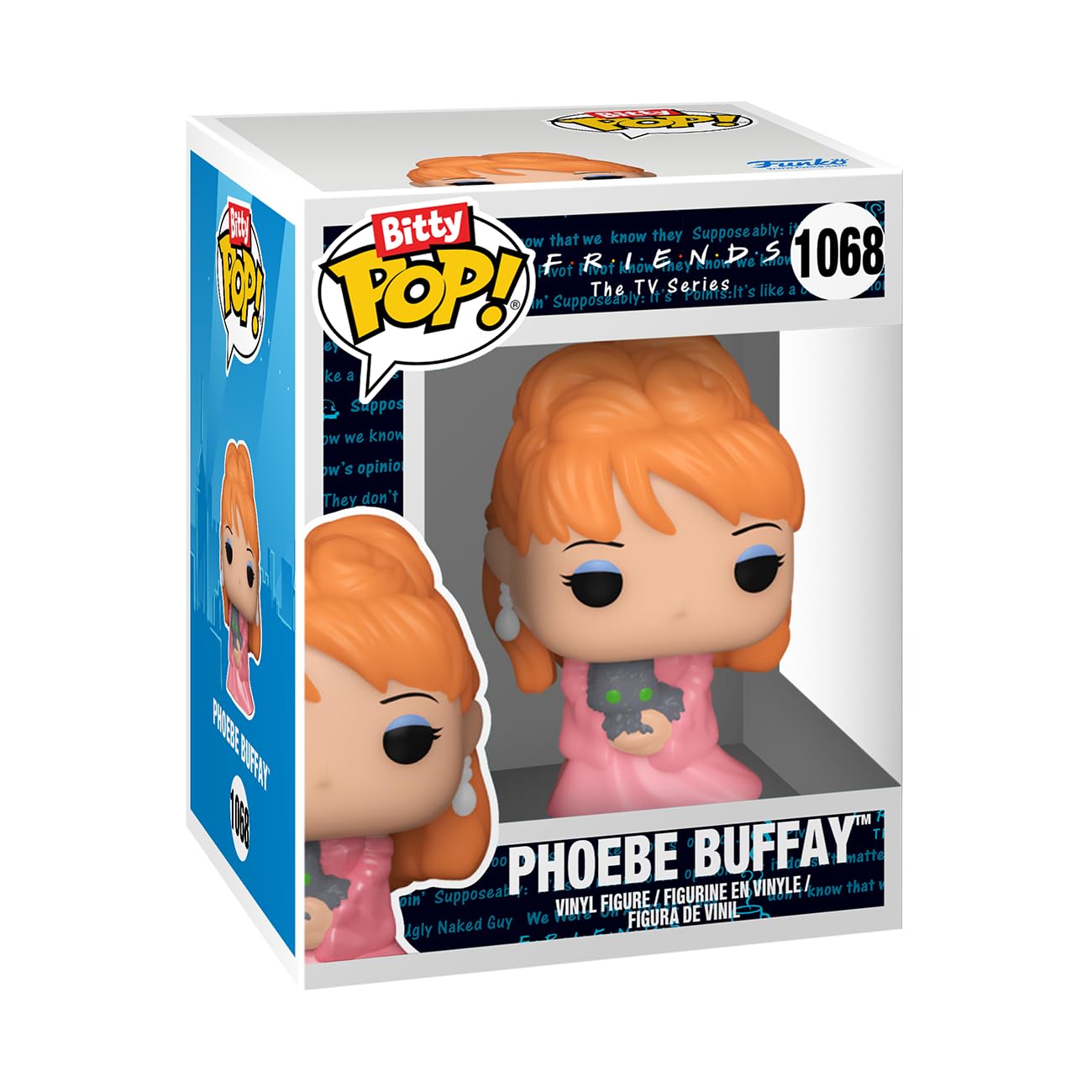 Funko Bitty Pop cake topper—tiny figure elevates party desserts.