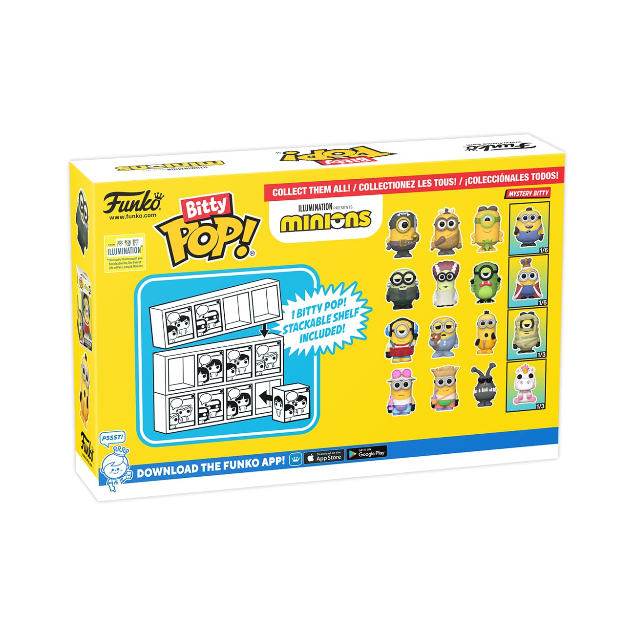 Funko Bitty Pop! Minions Au Naturel — natural-tone mini figure adds playful charm to any shelf.