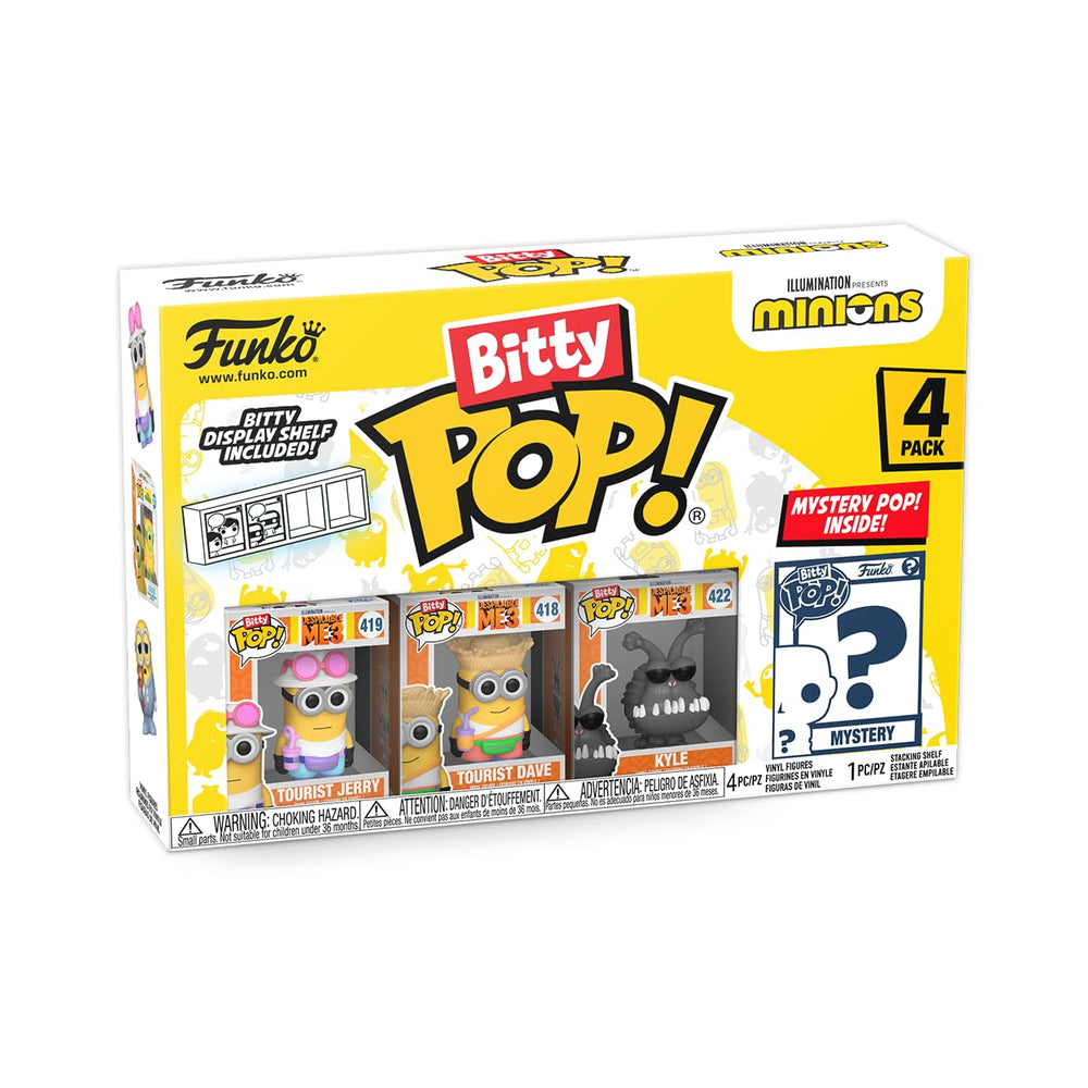 Funko Bitty Pop Minions Kyle figure adds cute detail to shelves.