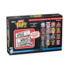 Funko Bitty Pop mystery figure; adds surprise.