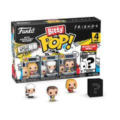 Funko Bitty Pop Phoebe figure on a shelf, a tiny collectible for fans.