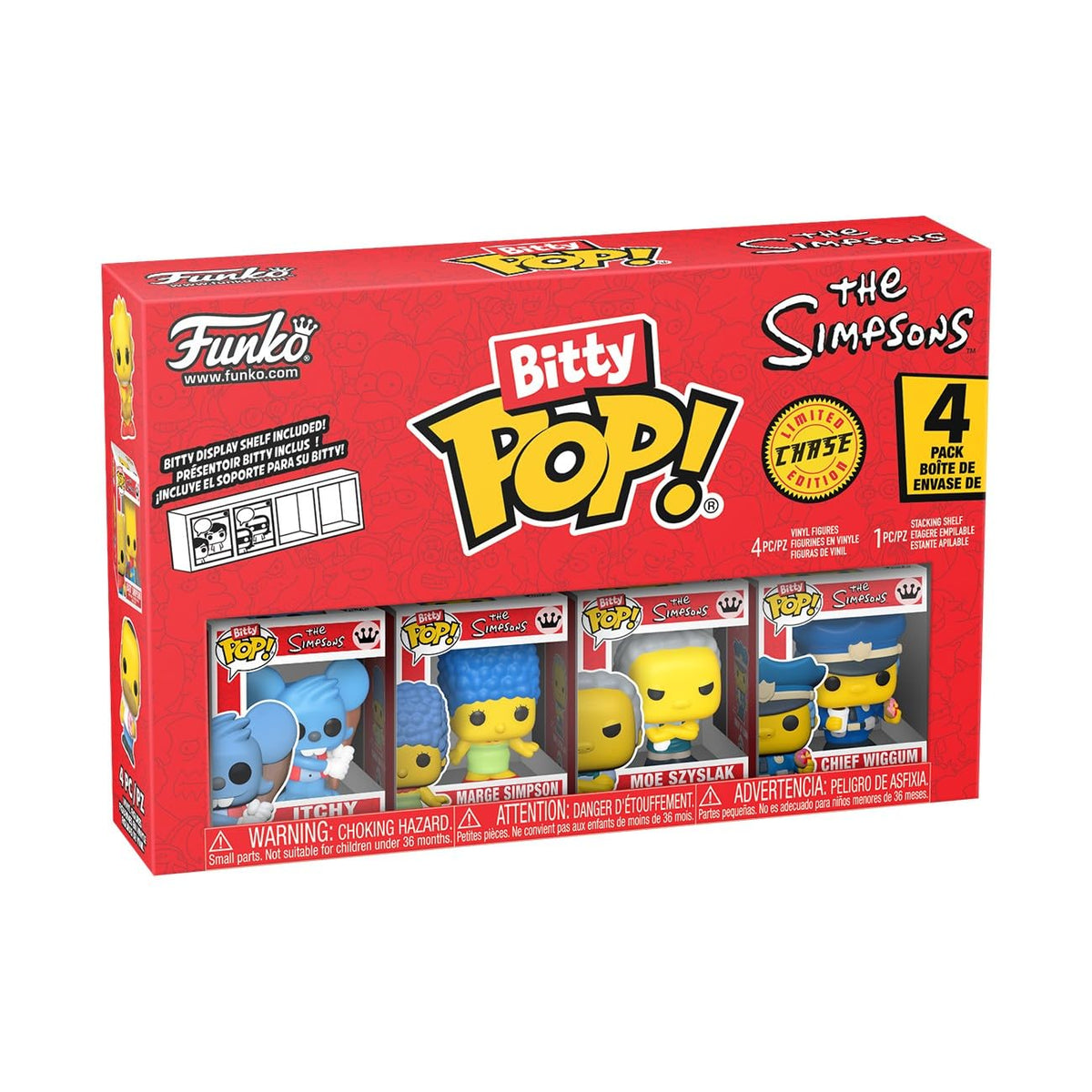 Funko Bitty Pop Itchy figure for compact shelf display.