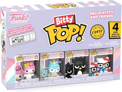 Funko Bitty Sanrio Pochacco Unicorn figure adds mini charm to collectable displays.