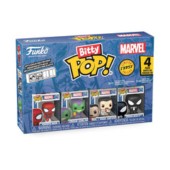 Funko Bitty Spider-Man First Appearance figure close-up showcasing tiny web details.