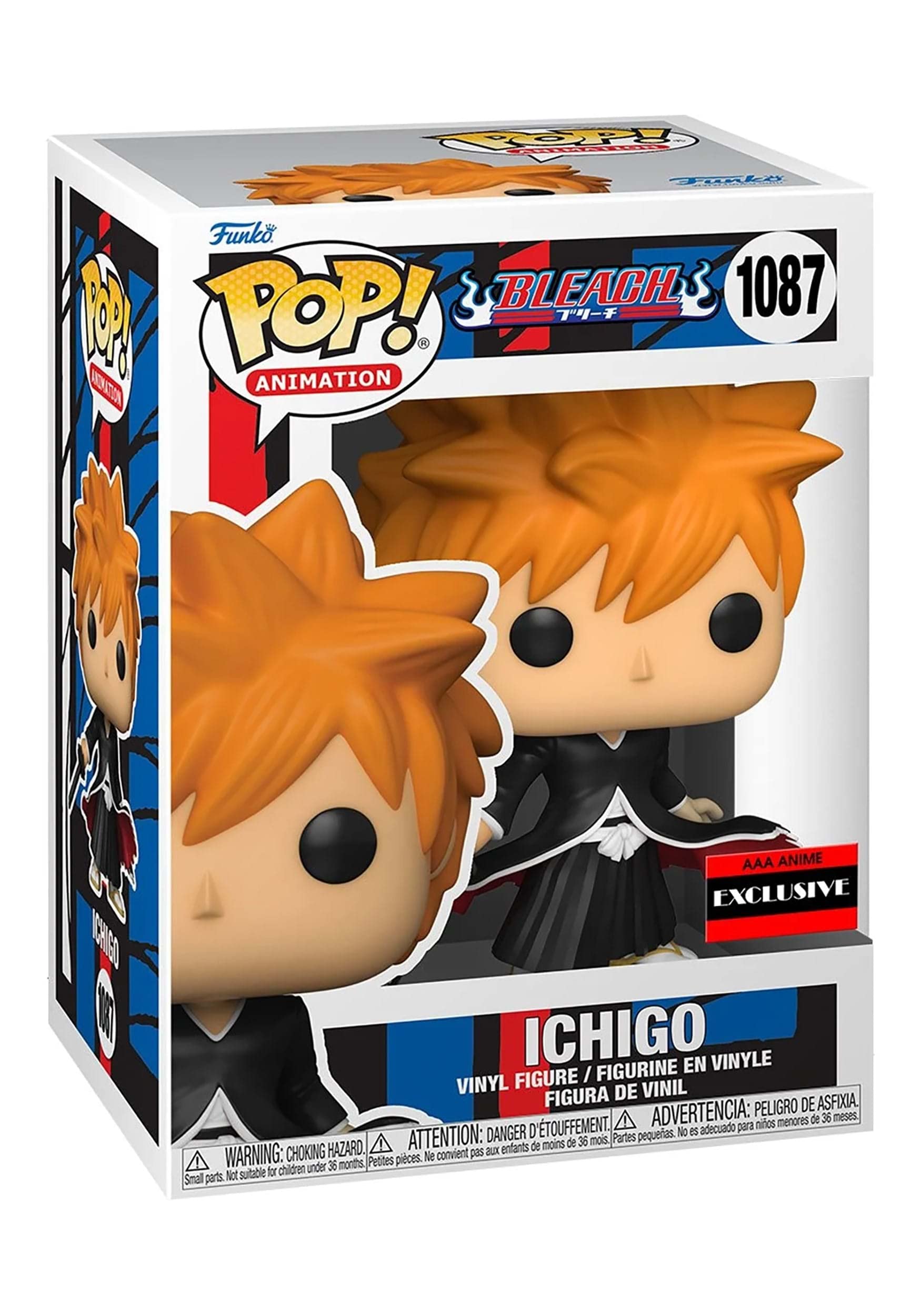 Funko Bleach Ichigo Bankai Tensa Zangetsu packaging box