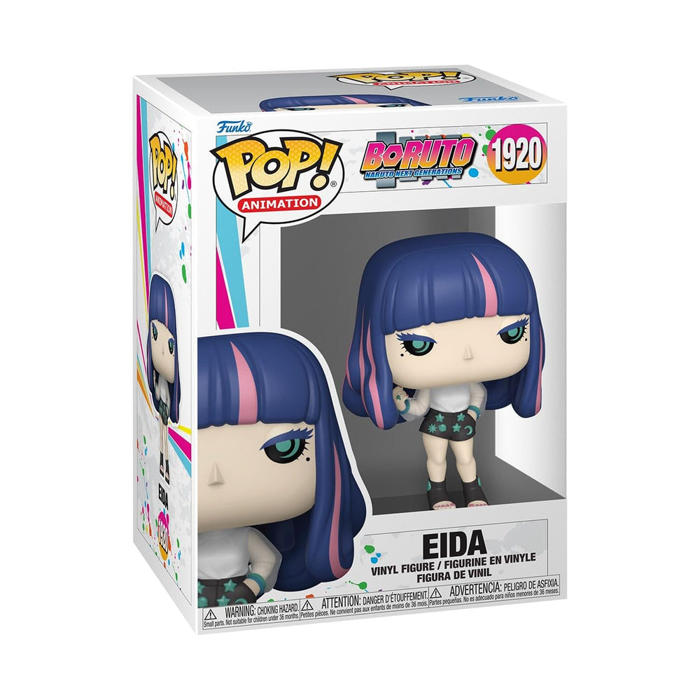 Funko Boruto Eida figure front view, ideal display centerpiece for anime collectors
