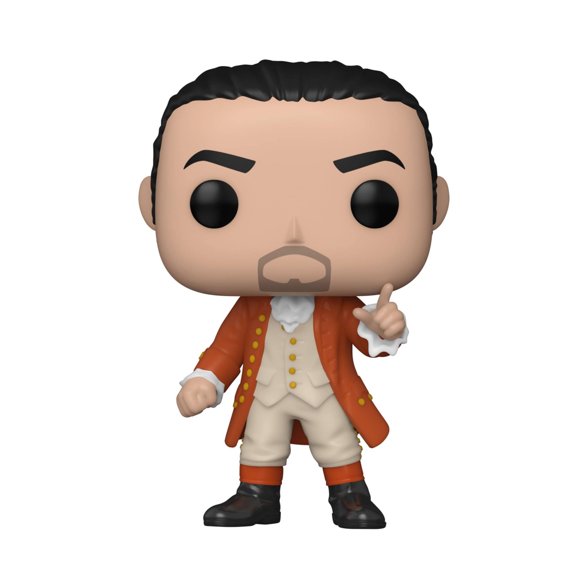 Funko Pop Broadway Hamilton figure stands 3.75 inches, ideal for compact shelf display