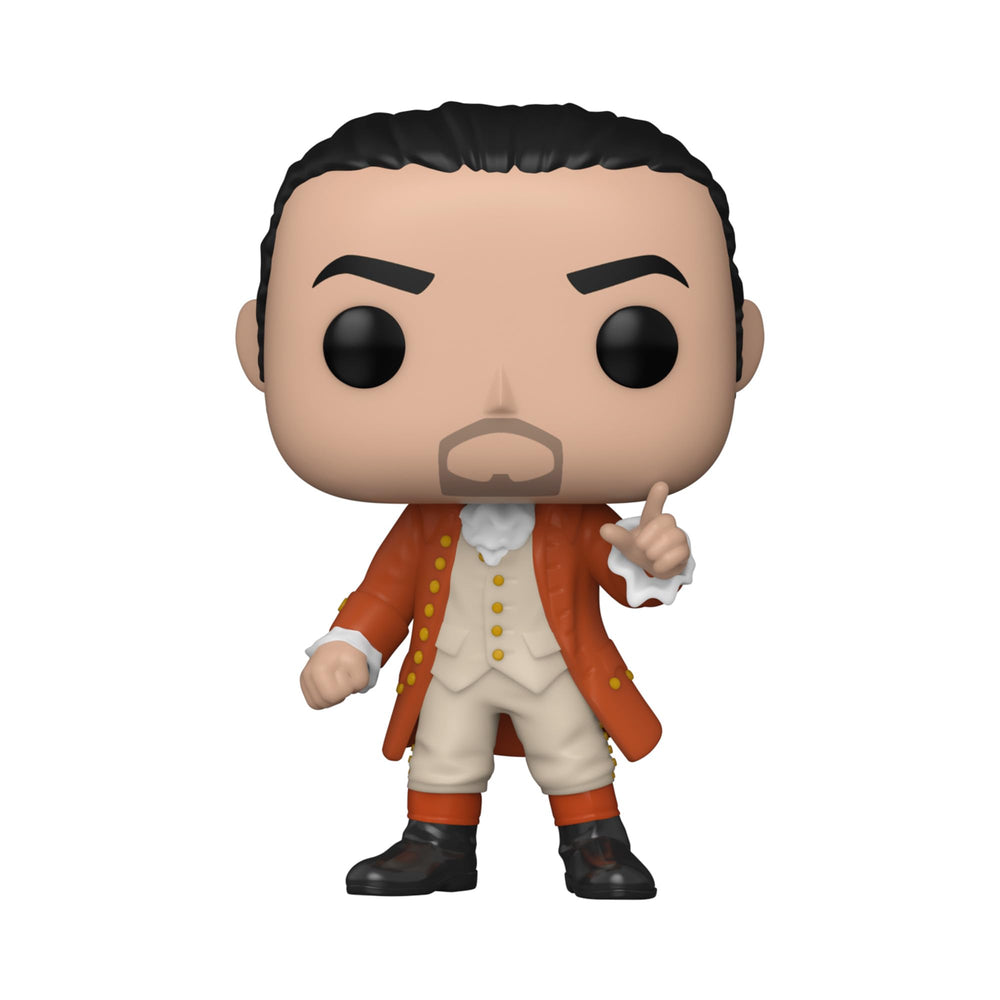 Funko Pop Broadway Hamilton figure stands 3.75 inches, ideal for compact shelf display