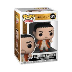 Funko Pop Broadway Hamilton Alexander Hamilton figure in vibrant multicolor design for display