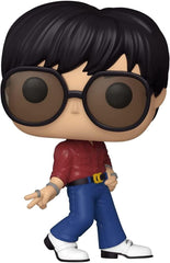 Funko BTS Dynamite J-Hope figure side profile for shelf display.