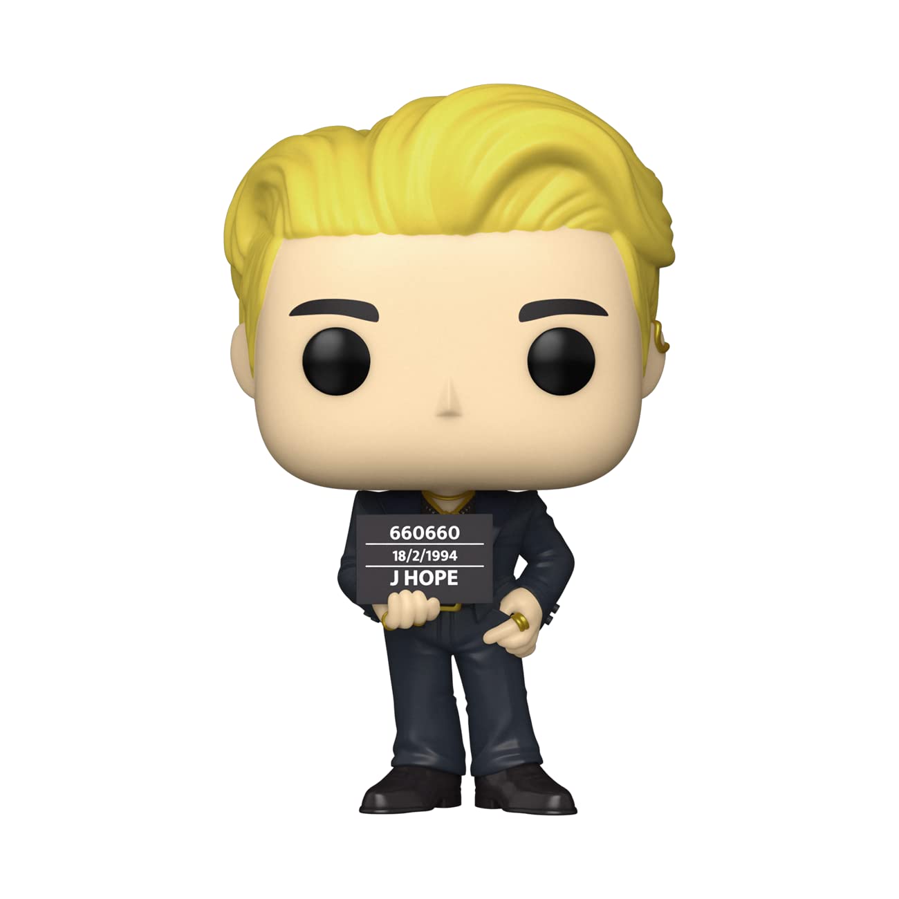Funko BTS J-Hope pop figurine for shelf display and collection.