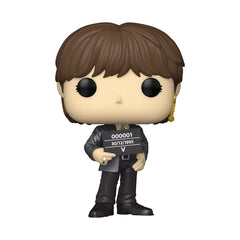 Funko Pop Rocks BTS V front view display, a high-quality collectible for shelves