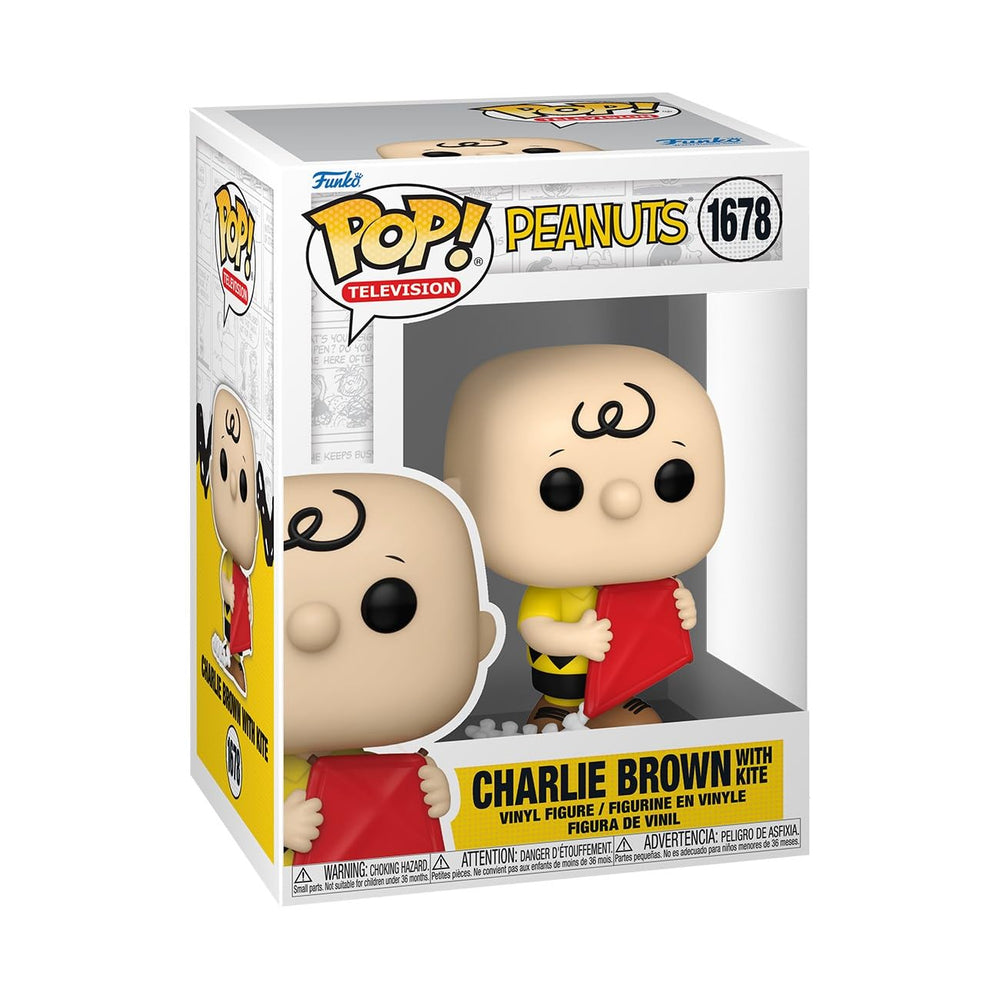 Funko Charlie Brown with Kite figure for desk display and Peanuts collection.