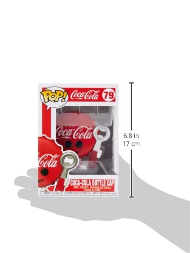 Funko Coca-Cola Bottle Cap figure standing 3.75 inches for desk or shelf display.