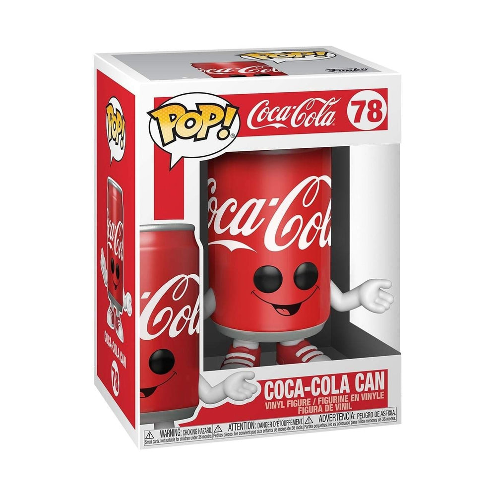Funko Coca-Cola Can figure in window display box for safe showcase.