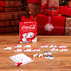 Funko Coca-Cola Polar Rollers tiles show double-sided scoring opportunities.