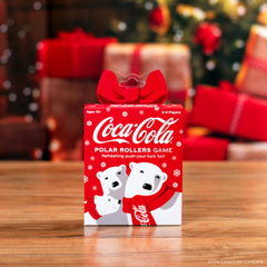 Funko Coca-Cola Polar Rollers tiles display scoring options for competitive players.