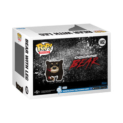 Funko Cocaine Bear premium vinyl construction ensures durable display.