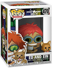 Funko Edward & Ein figure in display box highlights collectibility for fans.