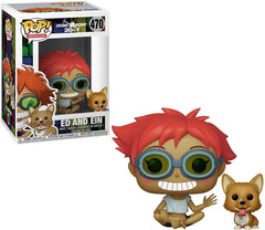 Funko Pop! Edward & Ein figure on display, ideal for Cowboy Bebop collectors.