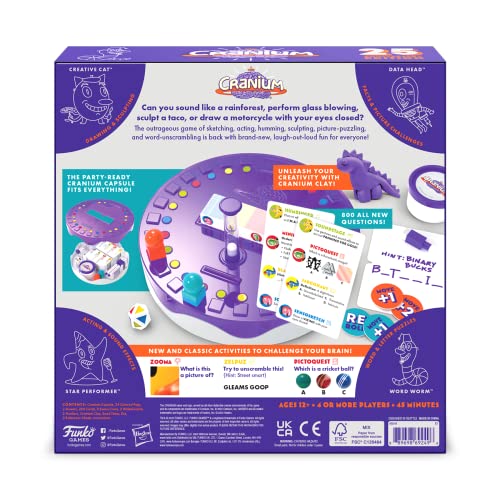 Contents spread for Funko Cranium 25th Anniversary Edition for quick setup.