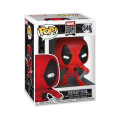 Funko Deadpool 80th first appearance front view POP, ideal for display