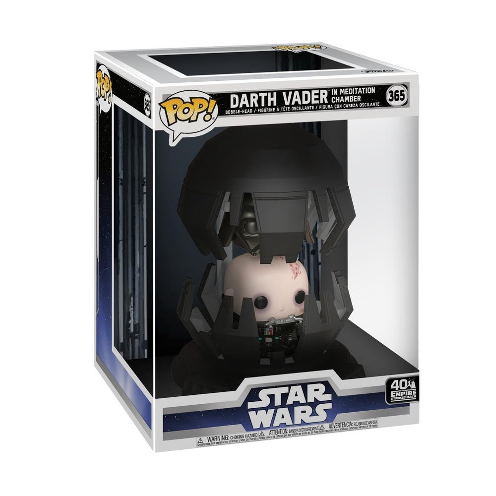 Funko Pop! Deluxe Darth Vader in Meditation Chamber for display and collection.