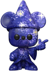 Funko Disney Fantasia Mickey Artist Series Blue figure front view for display