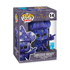 Funko Disney Fantasia Mickey Artist Series Blue figure packed in hard shell protective case