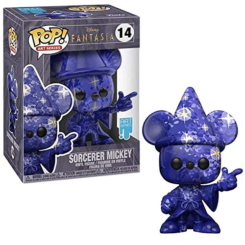 Funko Disney Fantasia Mickey Artist Series Blue figure side view for collectible detail