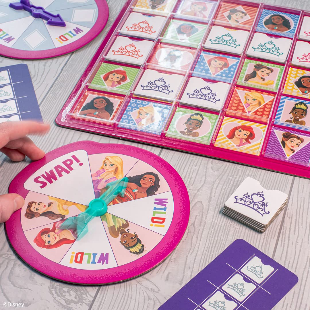 Funko Disney Princess Pattern Game features color, shape, and pattern visuals that engage kids.