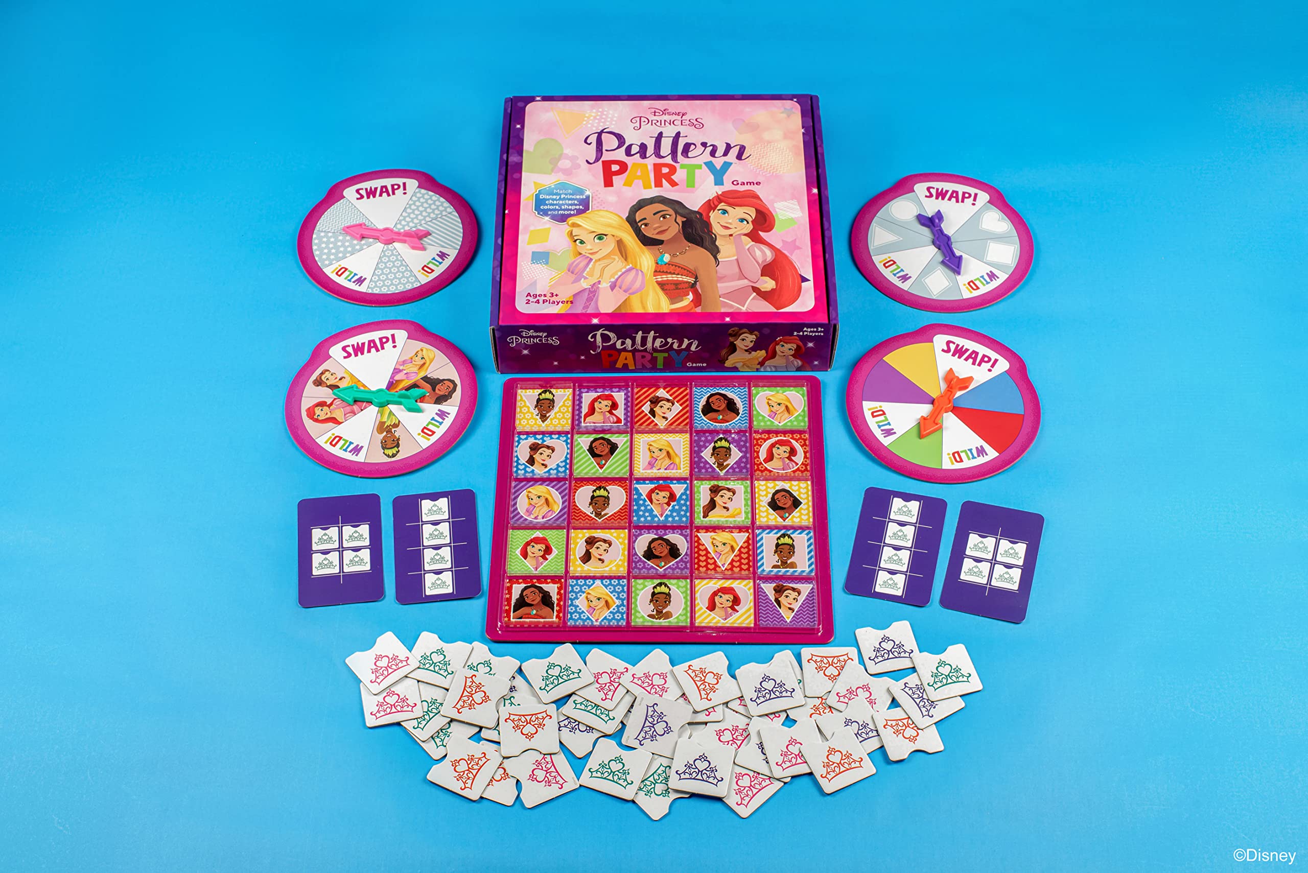 Funko Disney Princess Pattern Game promises easy setup, easy cleanup for busy households.
