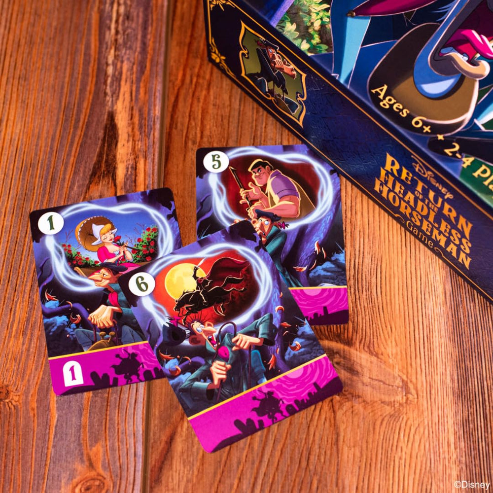 Funko Disney Return of the Headless Horseman on game night, family bonding with thrills.