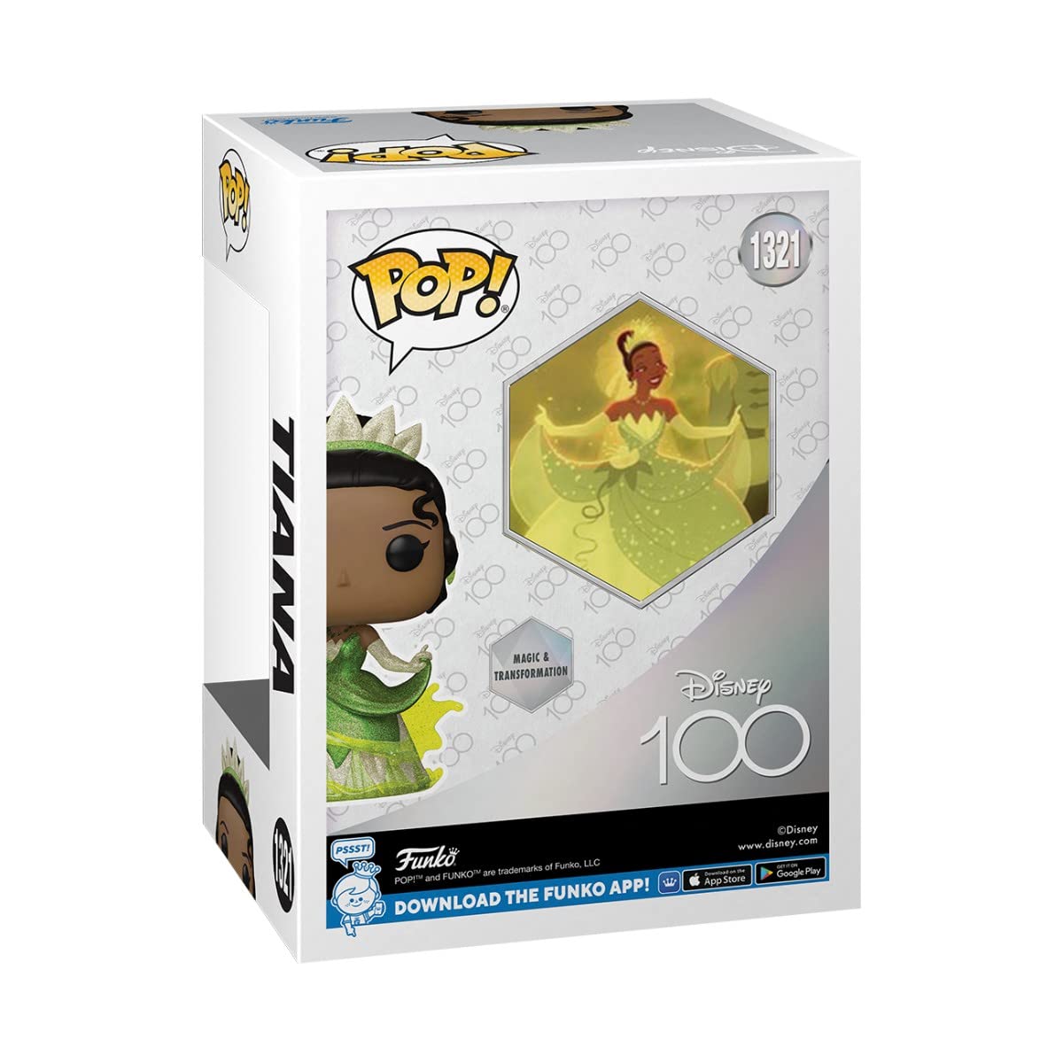 Compact Funko Tiana mini-figure ideal for desk display.
