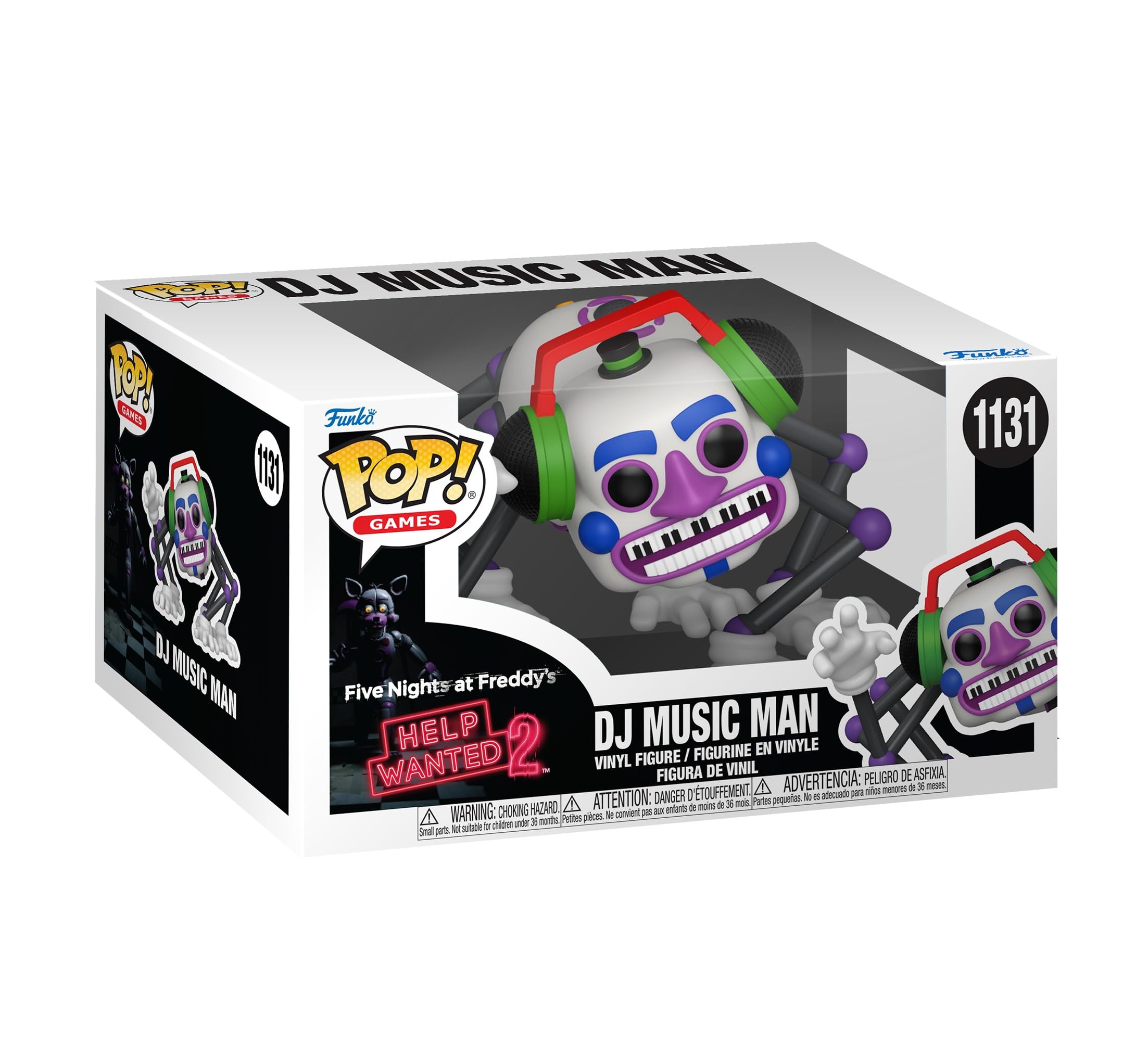 Funko DJ Music Man vinyl figure on desk display, ideal for shelves.
