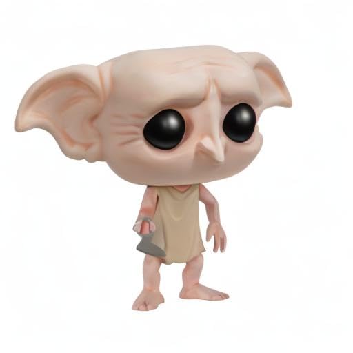 Funko Dobby POP collection display complements Harry Potter merchandise.