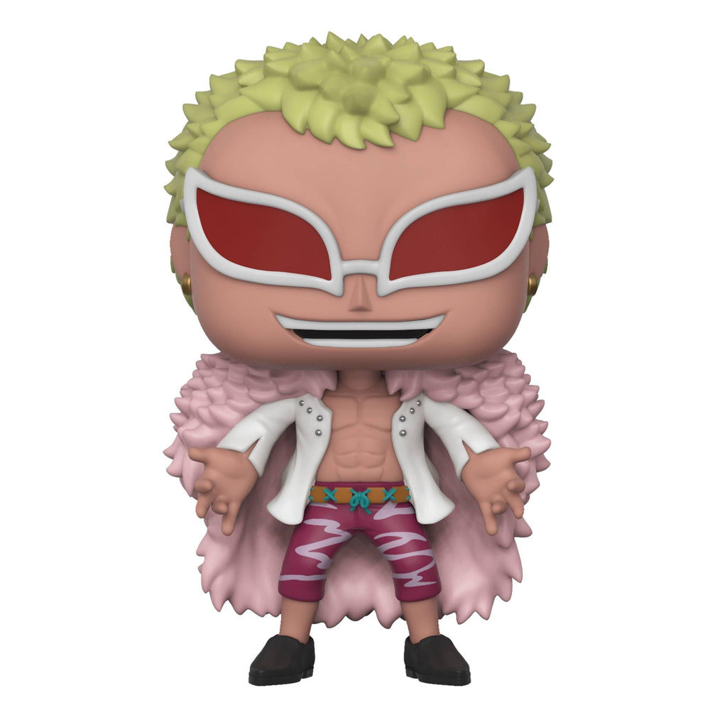 Dynamic pose of Funko Doflamingo Pop for collectors